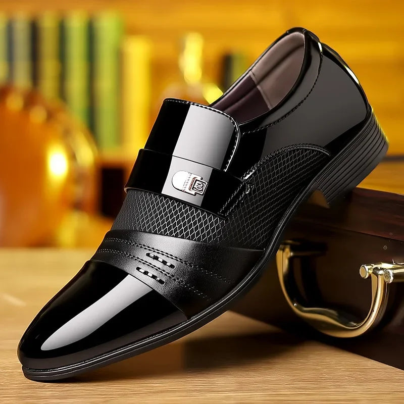 Mocassin bordeaux homme
