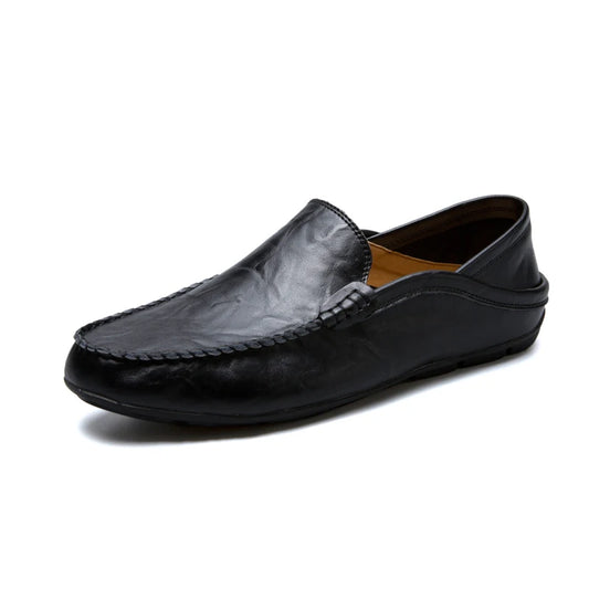 Mocassin blanc homme