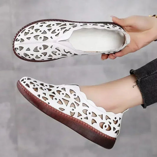 Mocassin ouvert femme