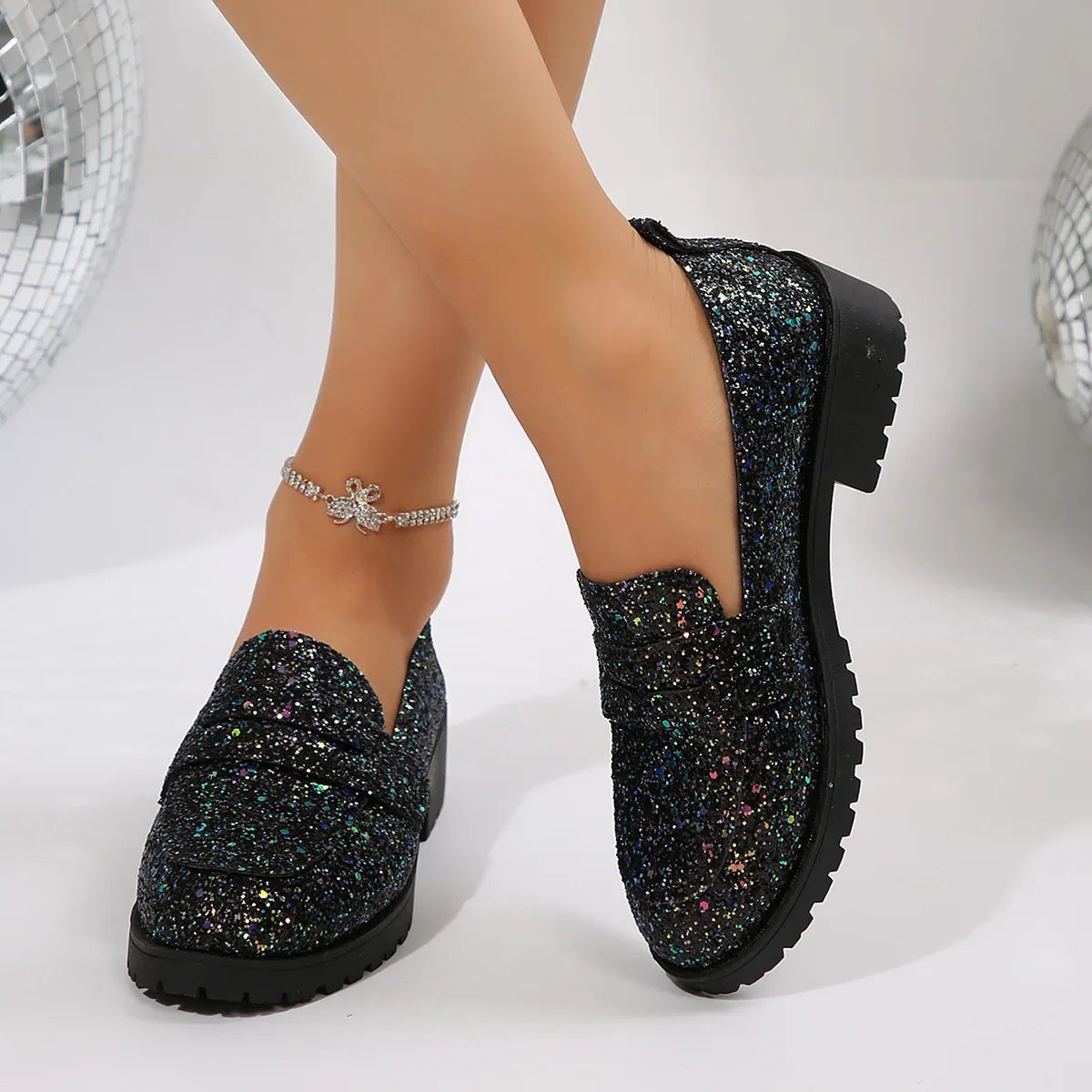 Mocassin paillette