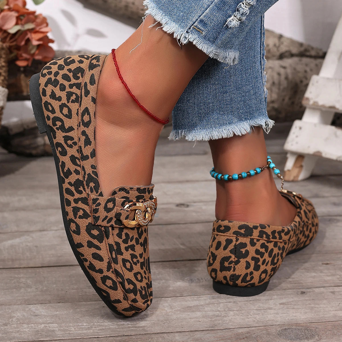 mocassin panthere 