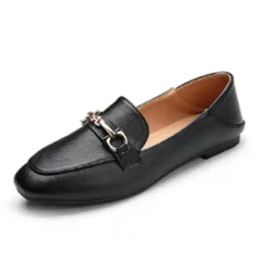 Mocassin plat femme