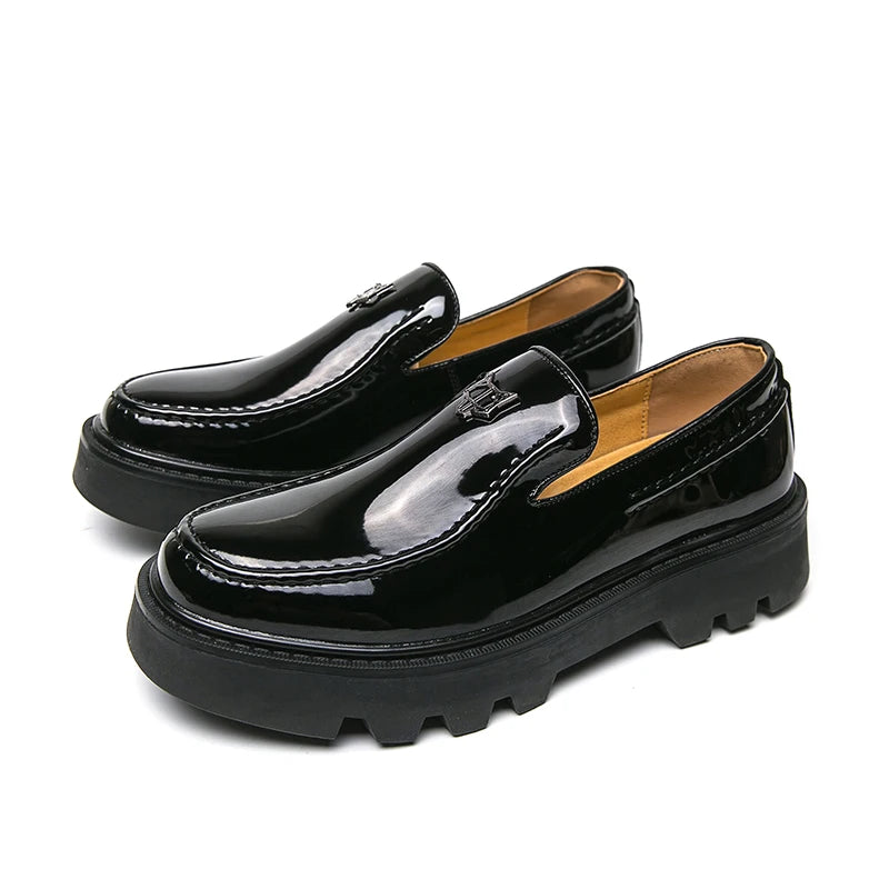 Mocassin plateforme homme
