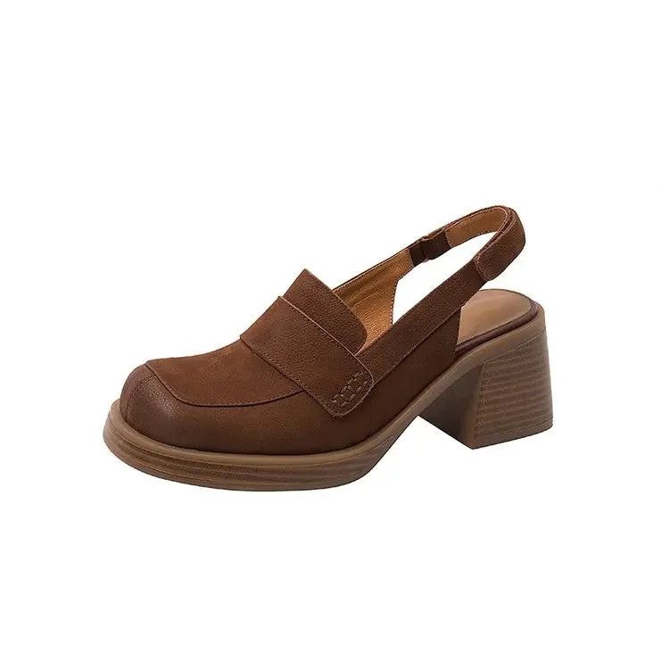 mocassin slingback
