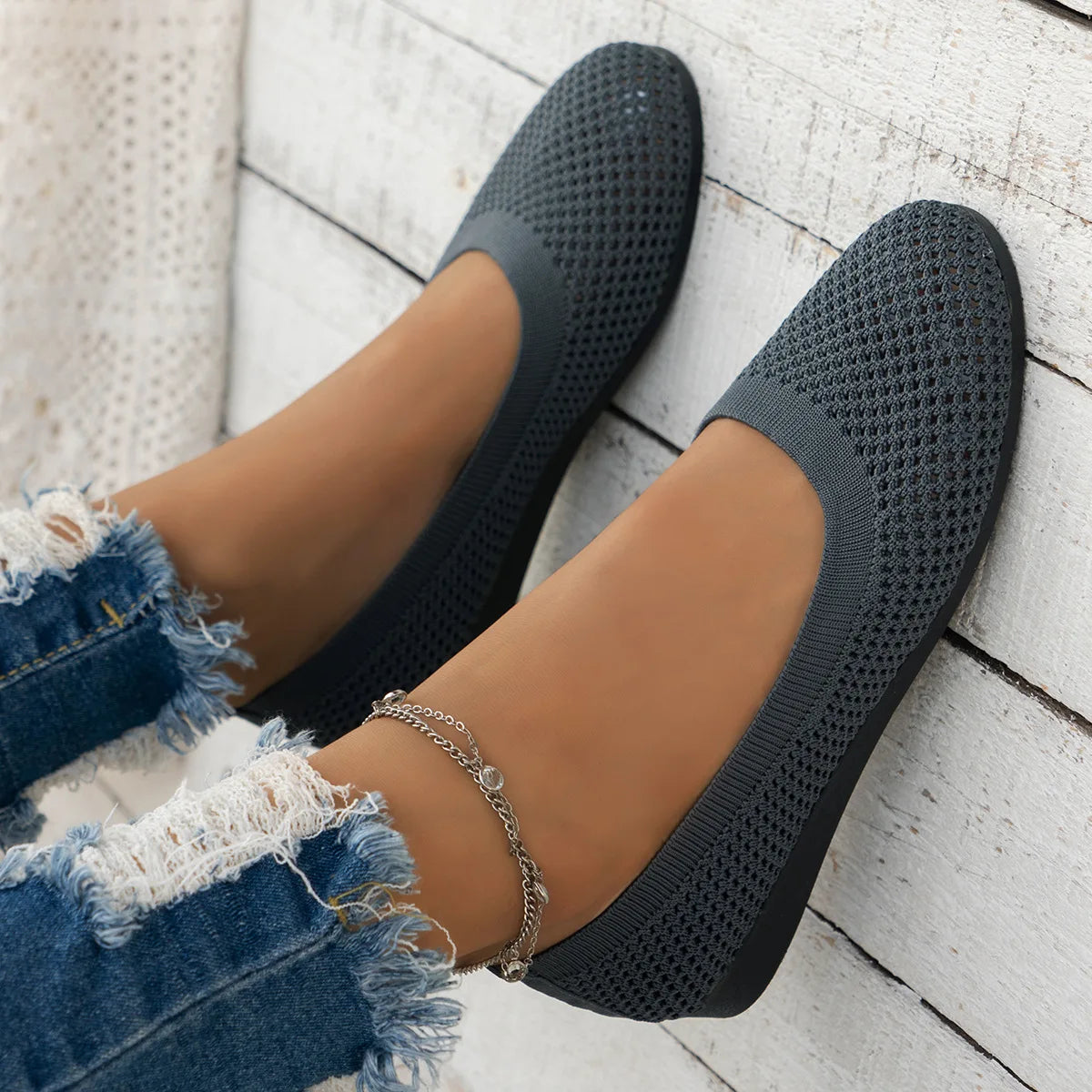 Mocassin souple femme