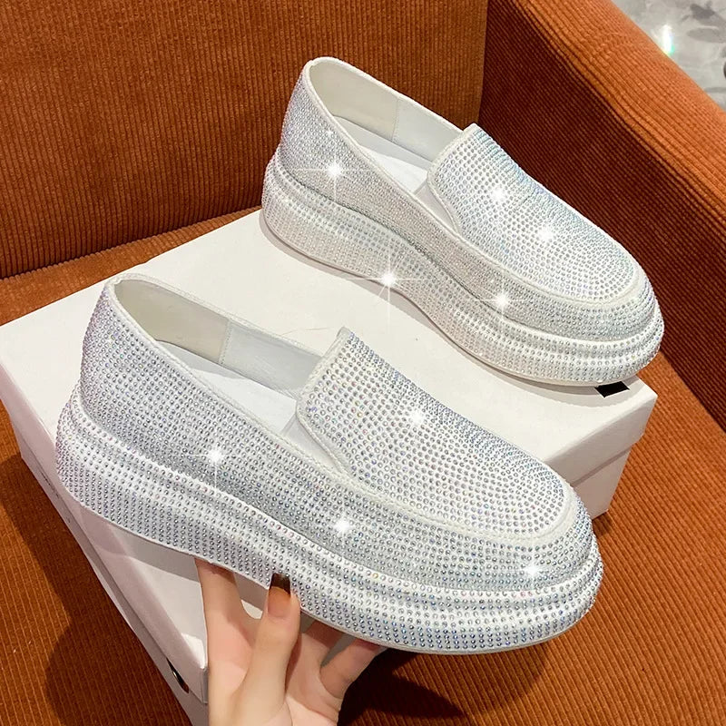 Mocassin strass