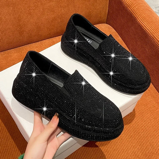 Mocassin strass