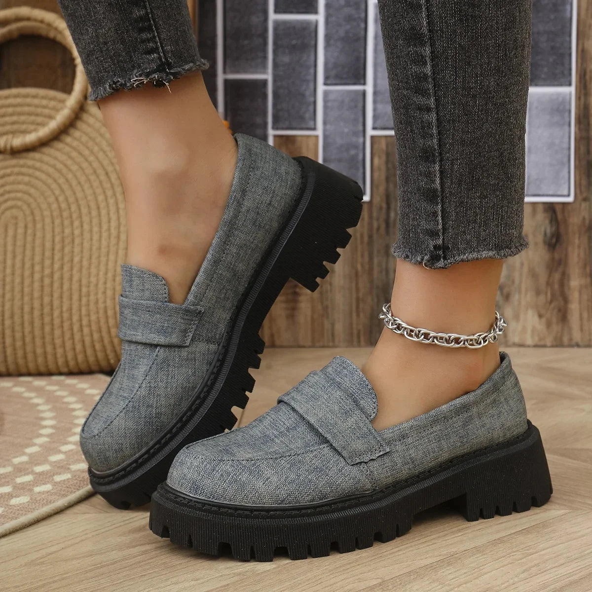 Mocassin suede