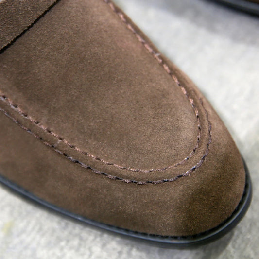 Mocassin suede homme