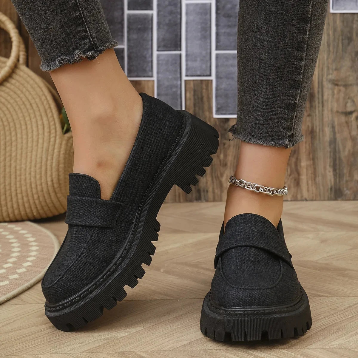 Mocassin suede