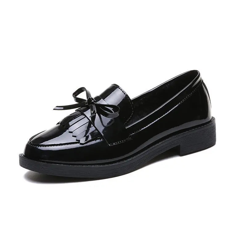 Mocassin vernis bordeaux