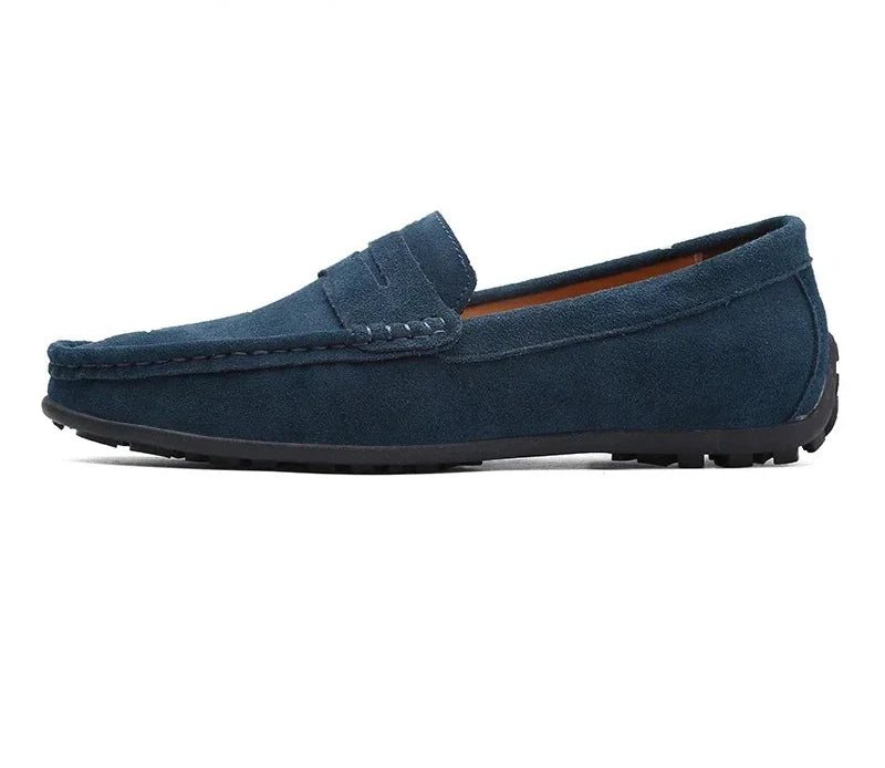 Mocassin beige homme