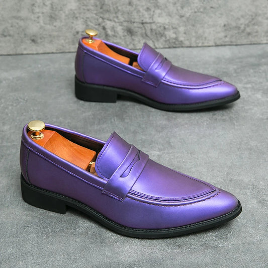 Mocassin aubergine