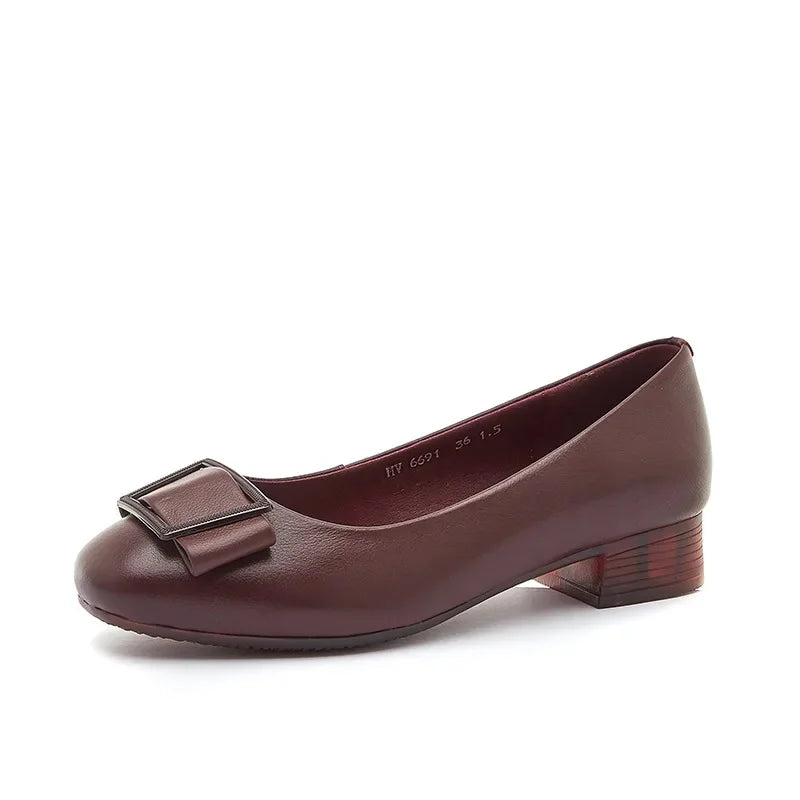 mocassin femme camel cuir